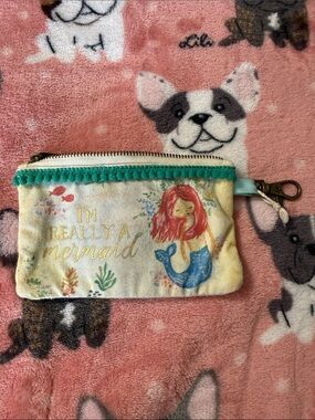 Natural life mermaid coin/card holder